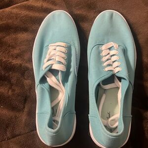 Light blue, white laces, worn just a couple of times